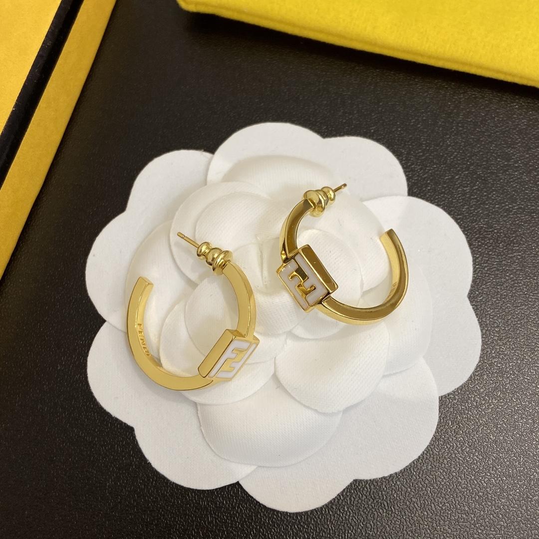 Fendi by Marc Jacobs Forever Fendi Earrings - PerfectKickZ