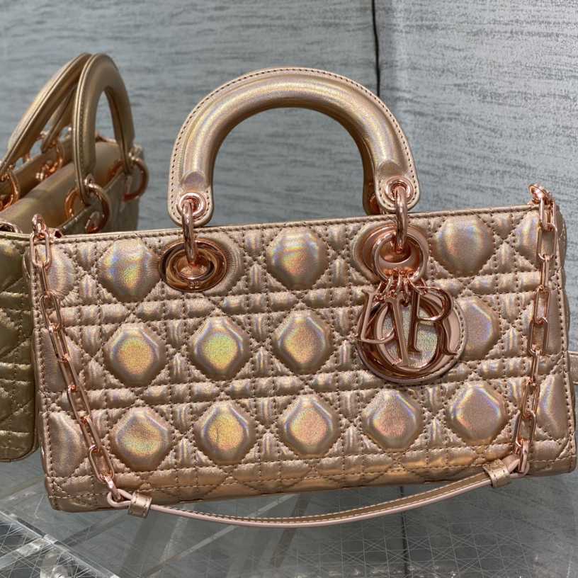 Dior Medium Dior Or Lady D-joy Bag - PerfectKickZ