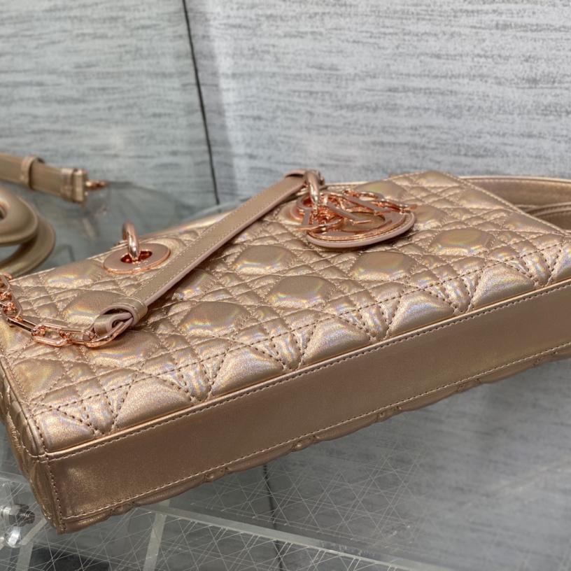 Dior Medium Dior Or Lady D-joy Bag - PerfectKickZ