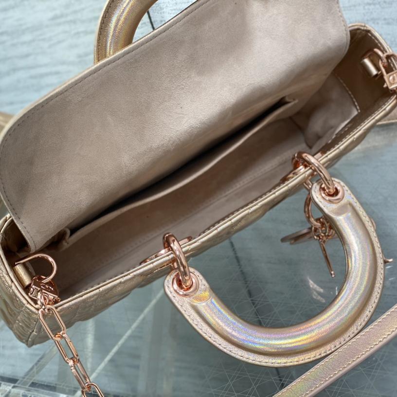 Dior Medium Dior Or Lady D-joy Bag - PerfectKickZ