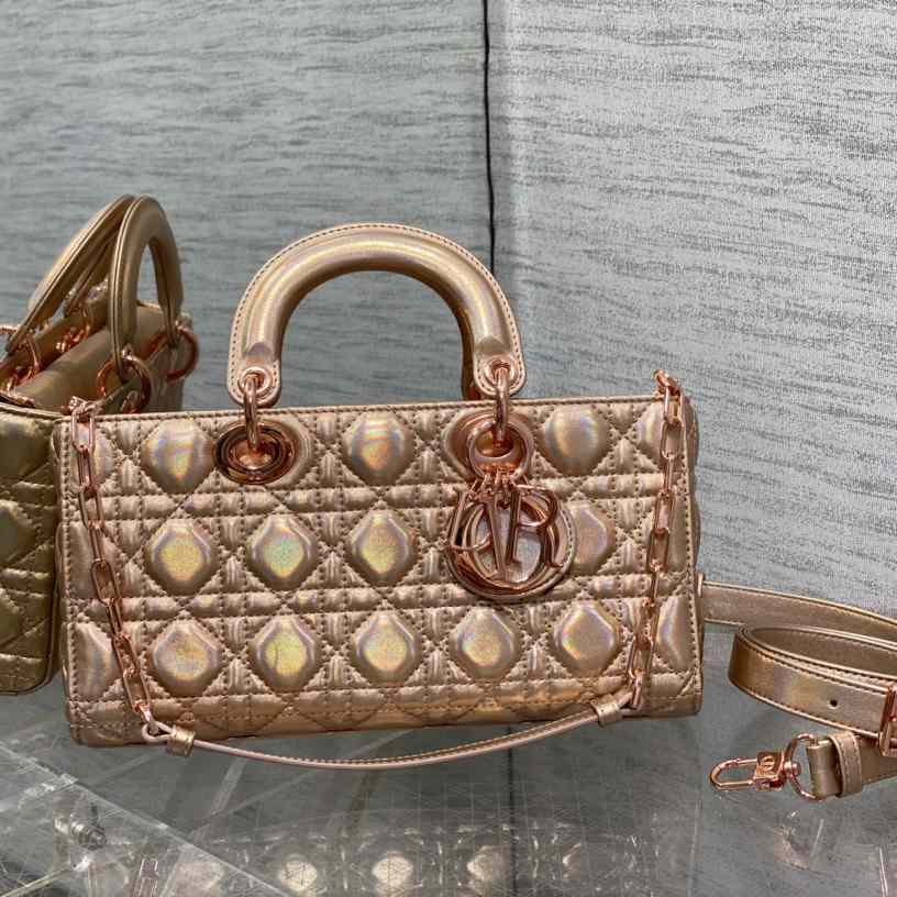 Dior Medium Dior Or Lady D-joy Bag - PerfectKickZ