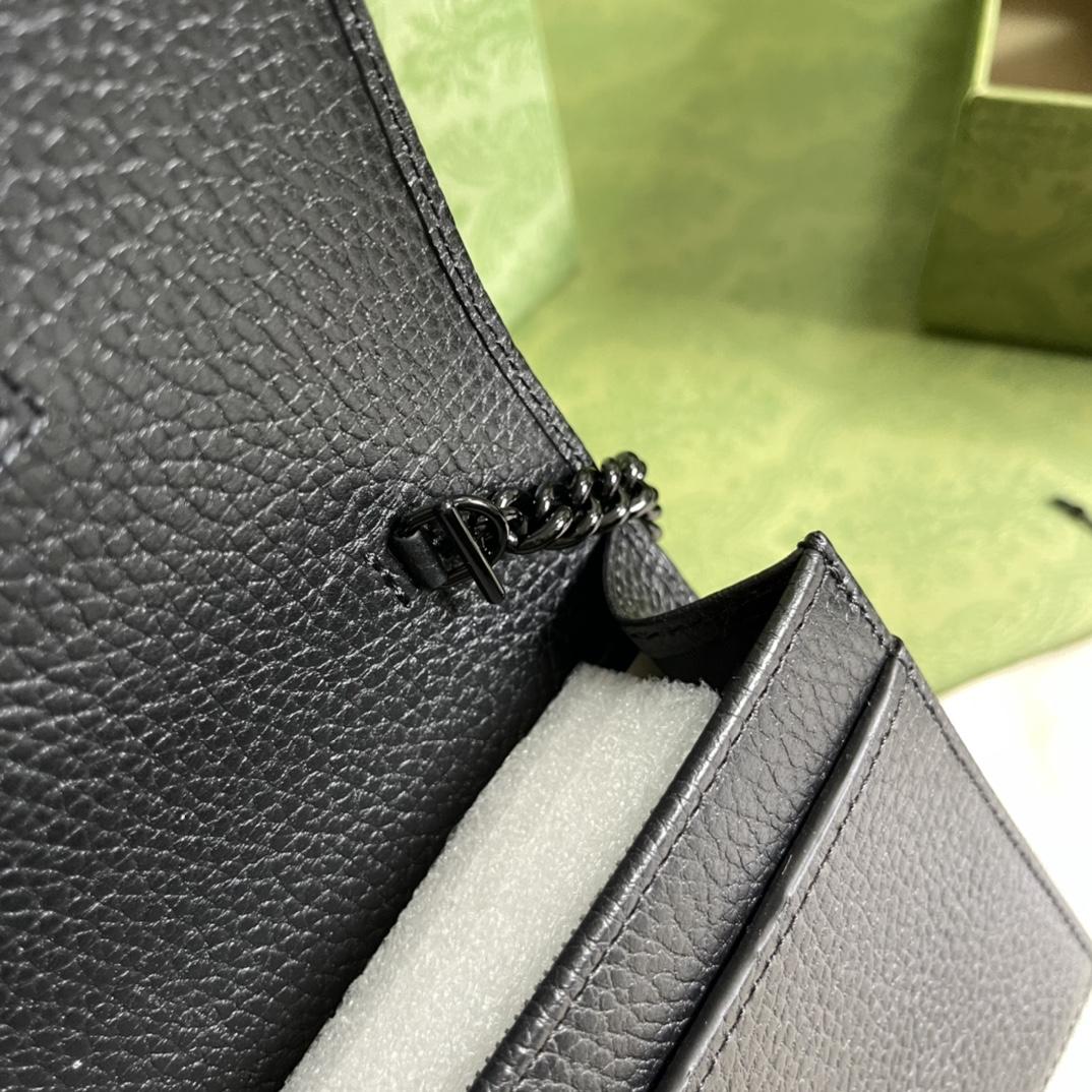 Gucci GGG Marmont Chain Wallet - PerfectKickZ