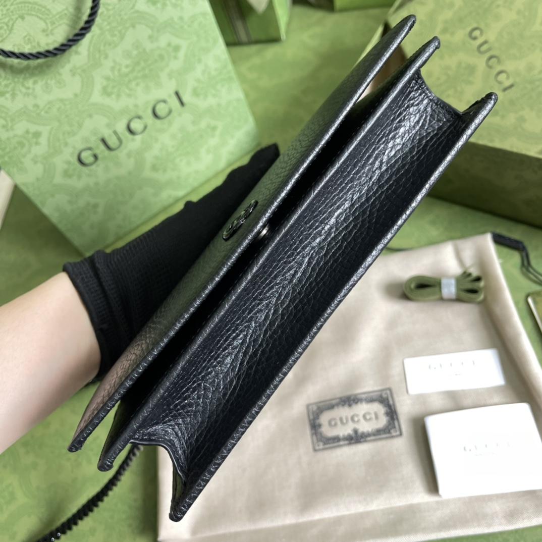 Gucci GGG Marmont Chain Wallet - PerfectKickZ