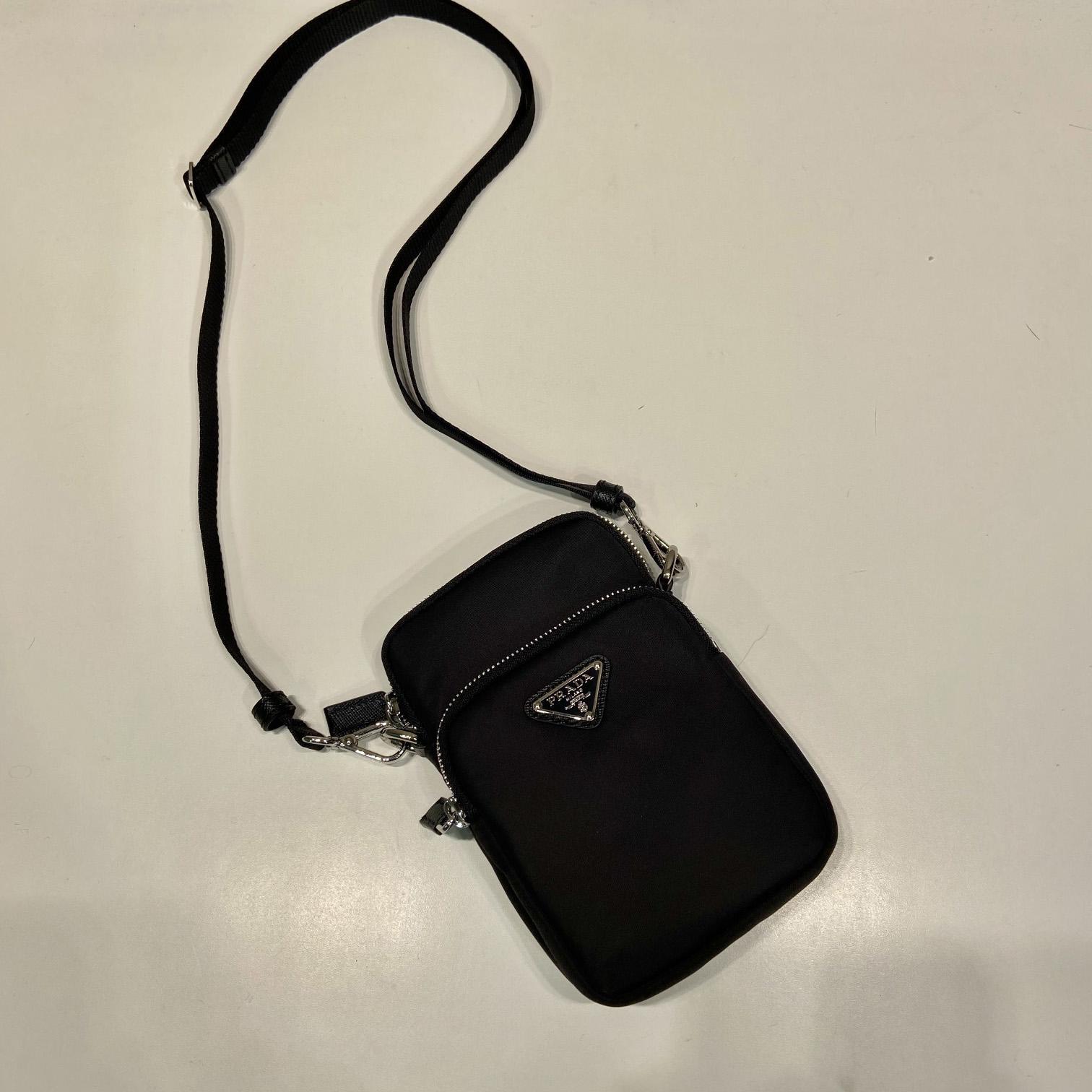 Prada Leather Bag With Shoulder strap - PerfectKickZ