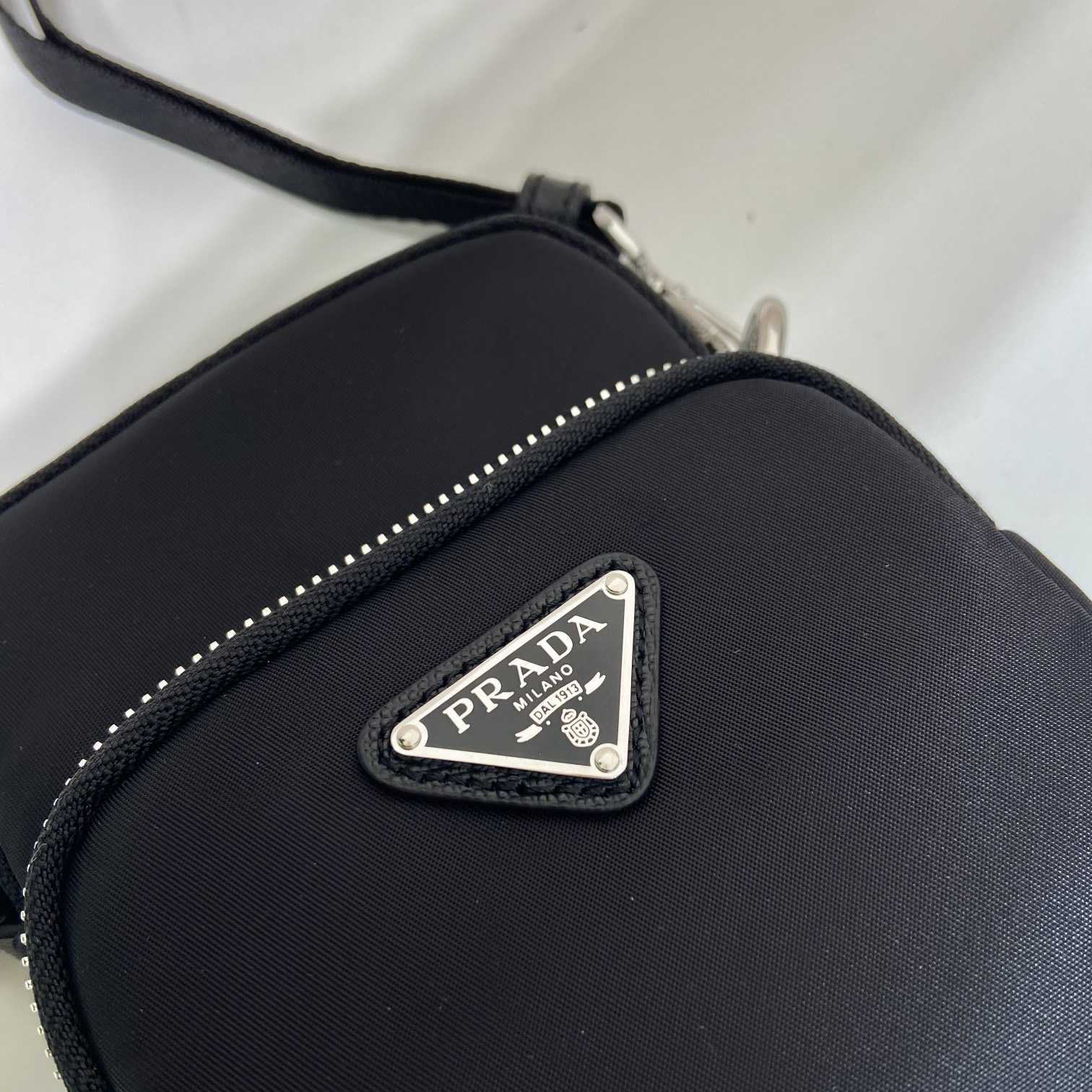 Prada Leather Bag With Shoulder strap - PerfectKickZ