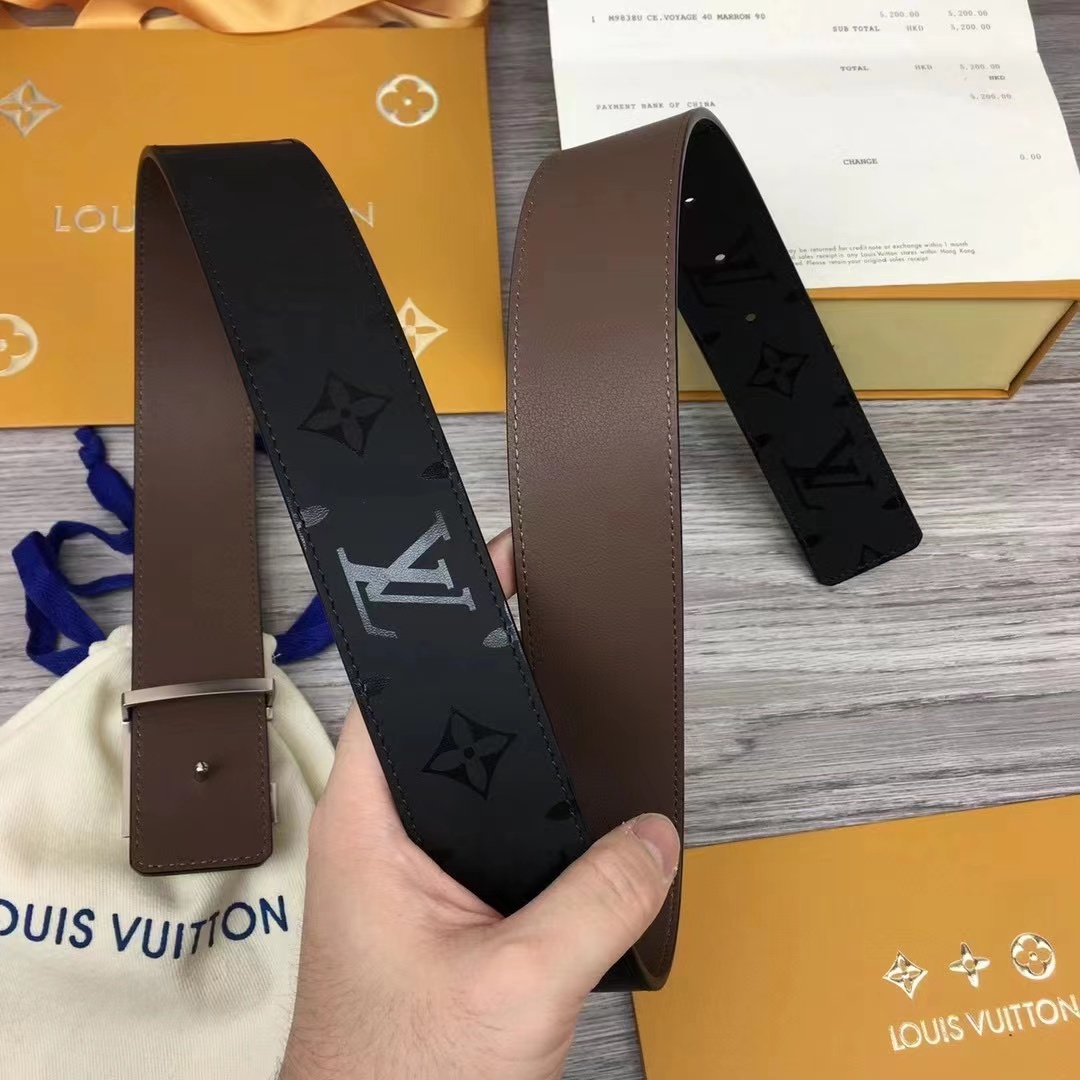 Louis Vuitton LV Initiales Reversible Belt    - PerfectKickZ