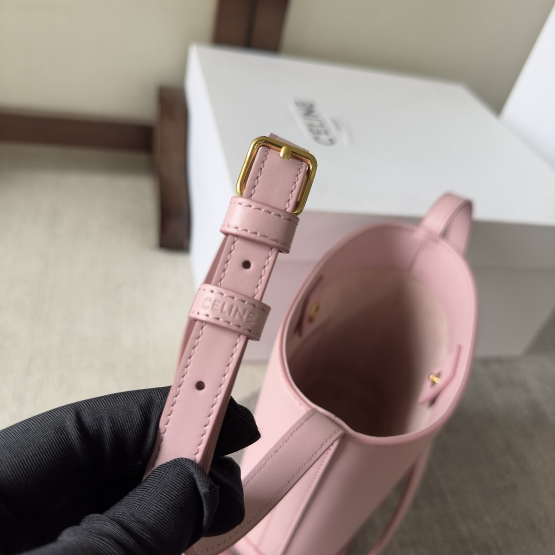 Celine Mini Bucket Cuir Triomphe In Smooth Calfskin  - 
