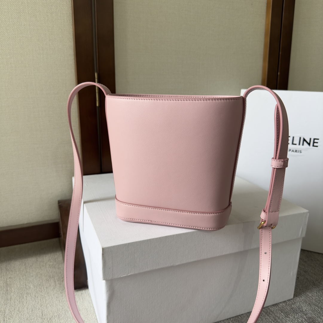 Celine Mini Bucket Cuir Triomphe In Smooth Calfskin  - 