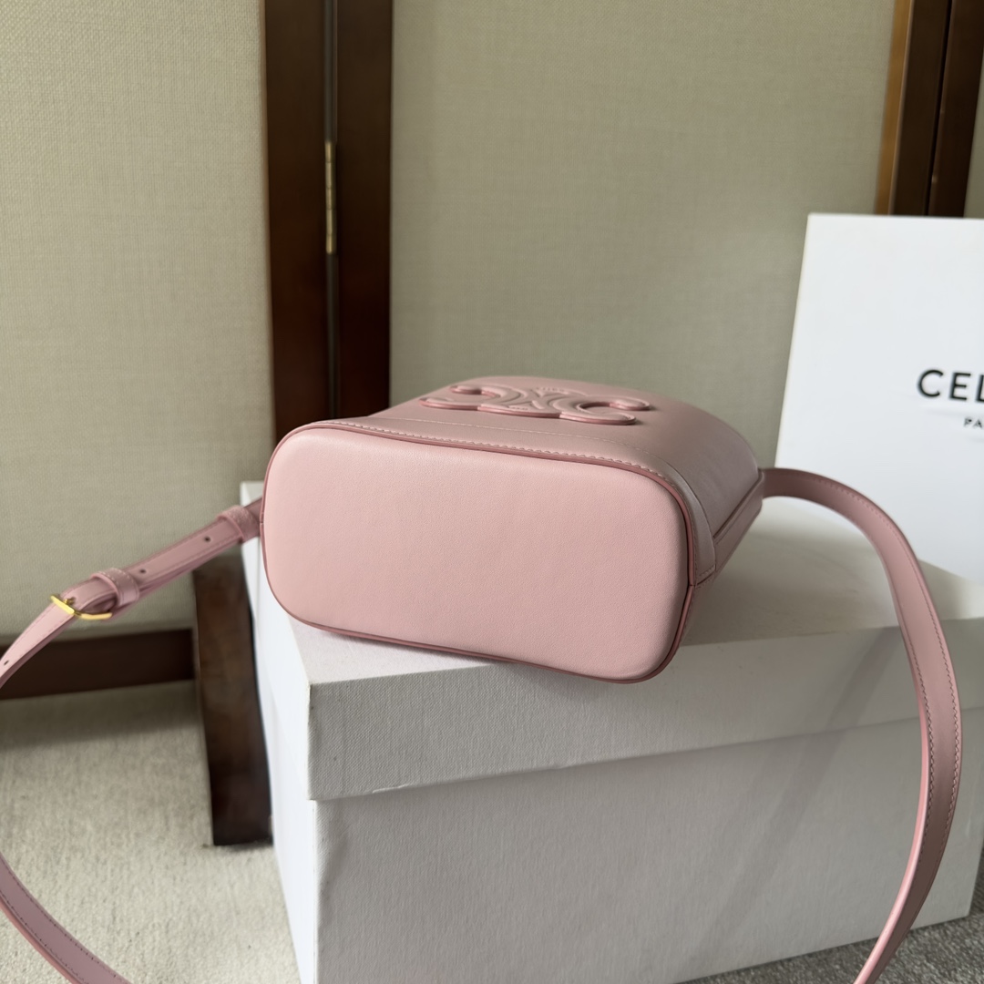 Celine Mini Bucket Cuir Triomphe In Smooth Calfskin  - 