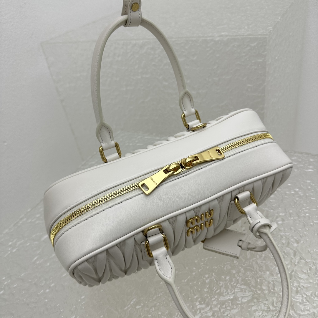 Miu Miu Arcadie Matelassé Nappa Leather Bag - PerfectKickZ