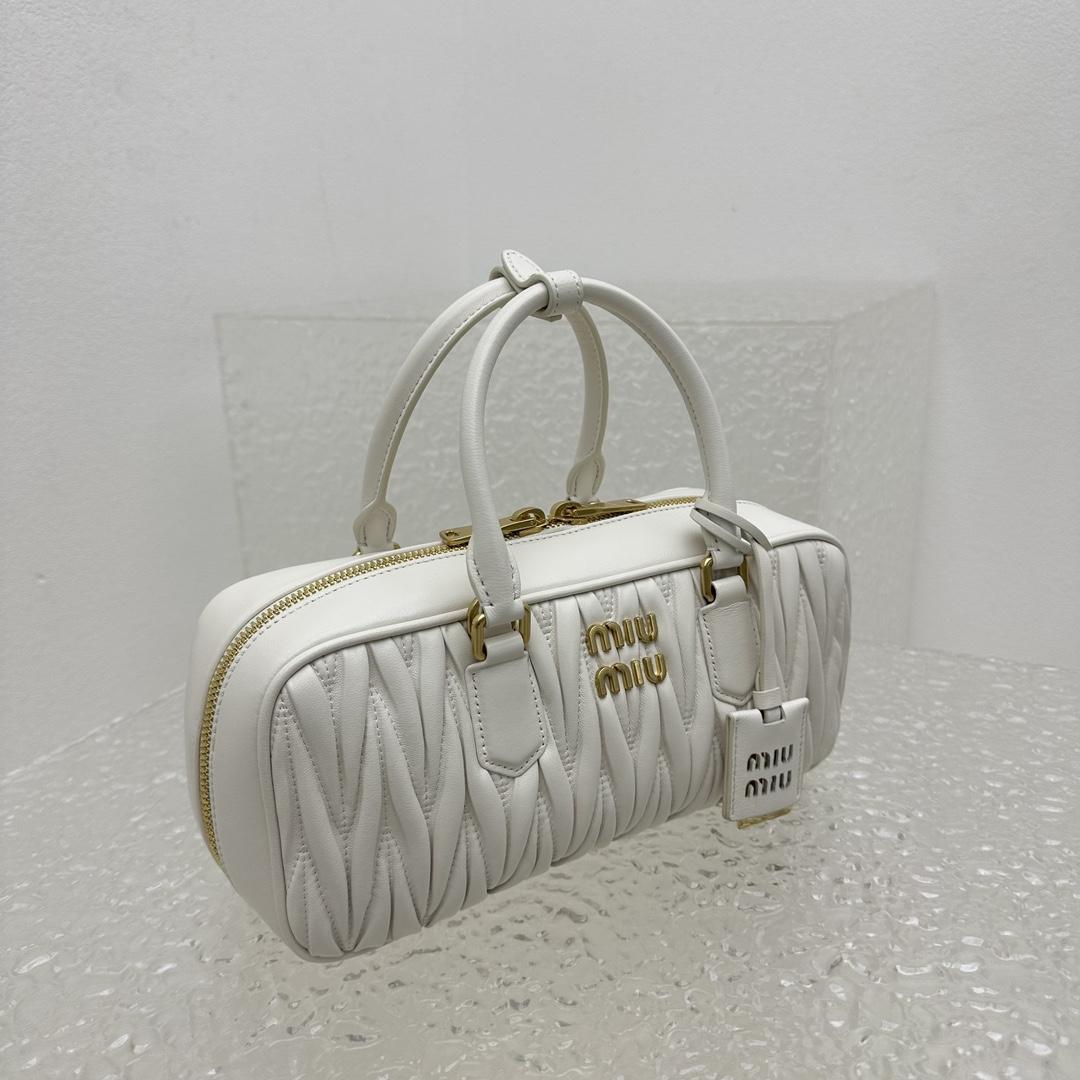 Miu Miu Arcadie Matelassé Nappa Leather Bag - 