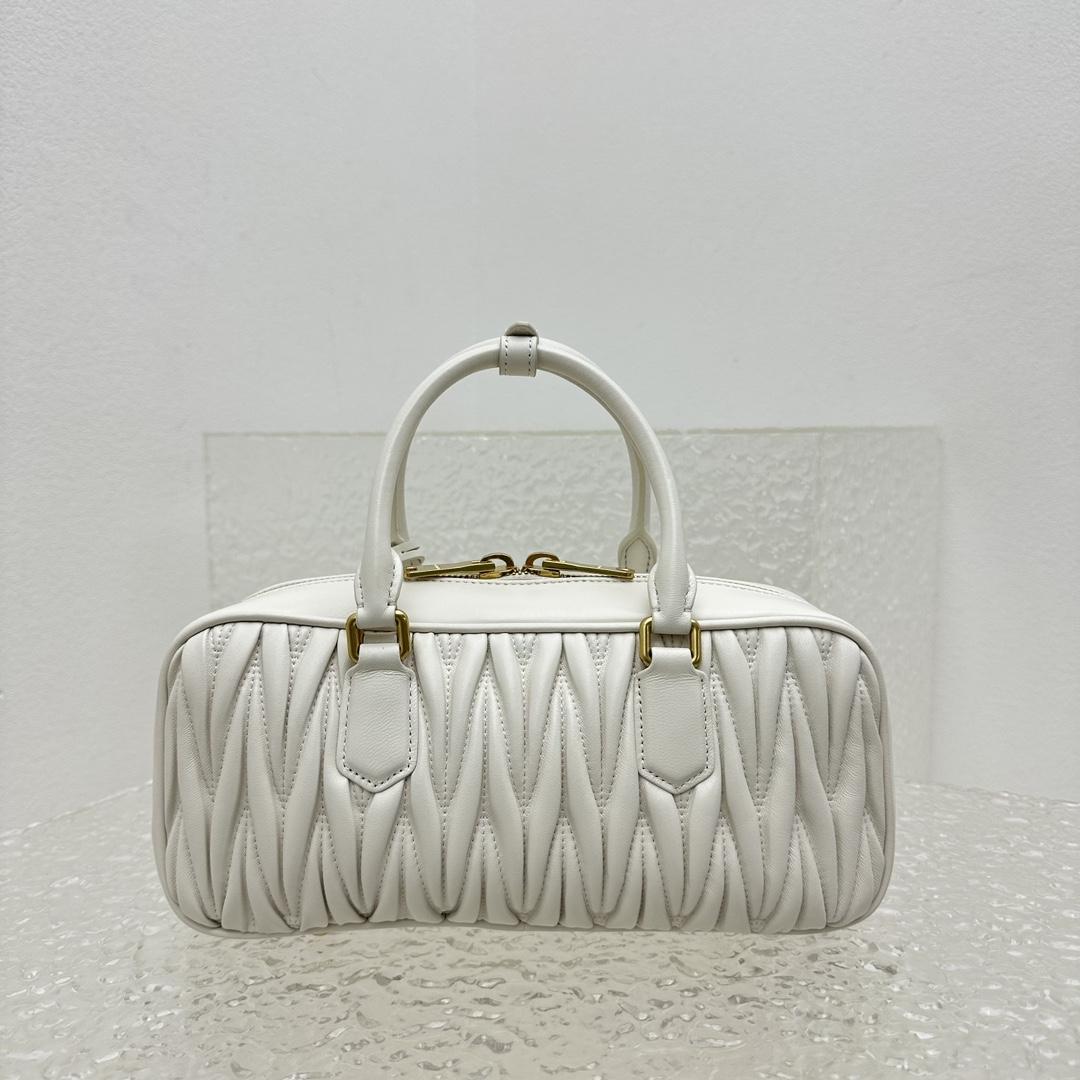 Miu Miu Arcadie Matelassé Nappa Leather Bag - 