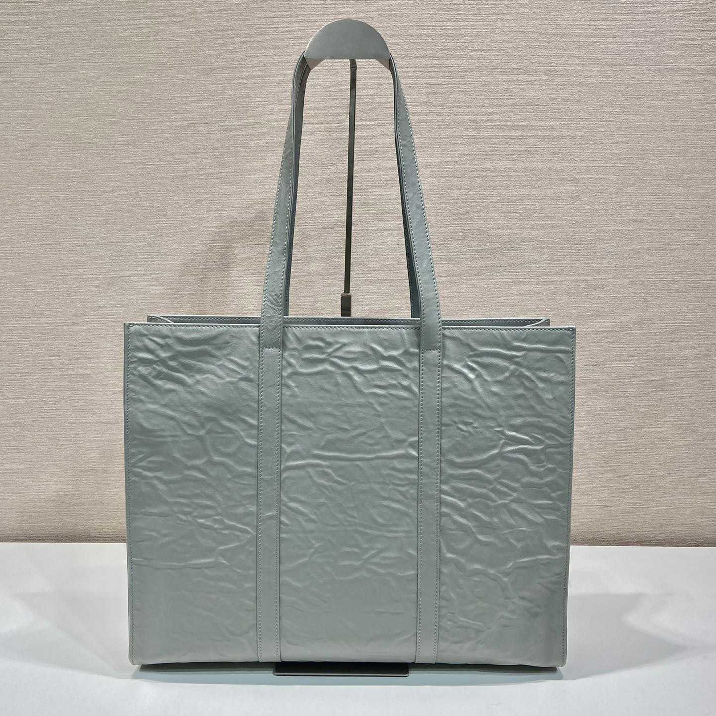 Prada Large Antique Nappa Leather Tote - PerfectKickZ