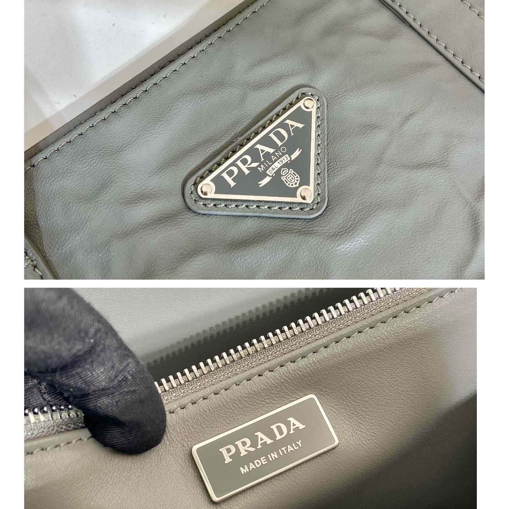 Prada Large Antique Nappa Leather Tote - 