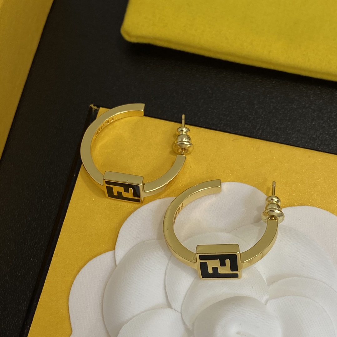 Fendi by Marc Jacobs Forever Fendi Earrings - PerfectKickZ