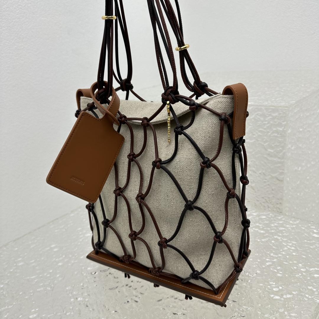 Jacquemus Le Petit Filet Pralu Tote Bag (10x27x21cm) - PerfectKickZ