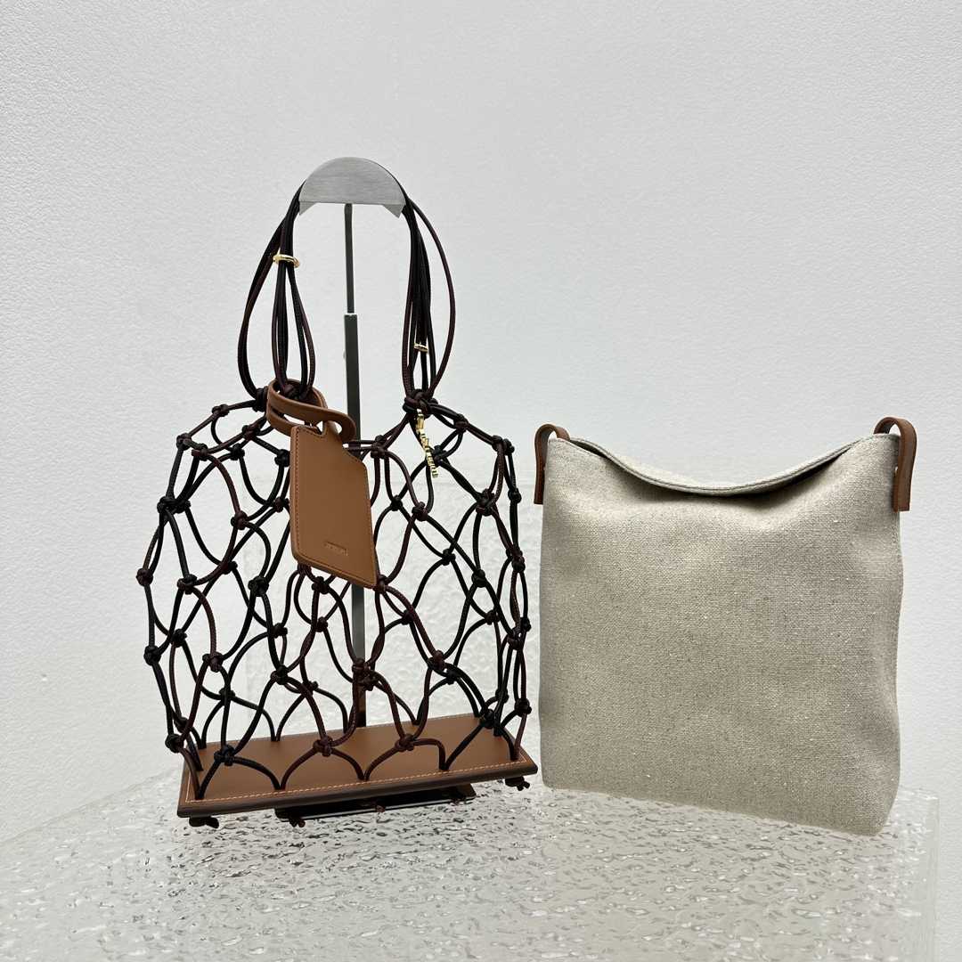 Jacquemus Le Petit Filet Pralu Tote Bag (10x27x21cm) - PerfectKickZ