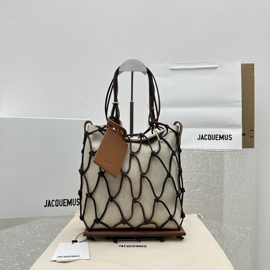Jacquemus Le Petit Filet Pralu Tote Bag (10x27x21cm) - PerfectKickZ