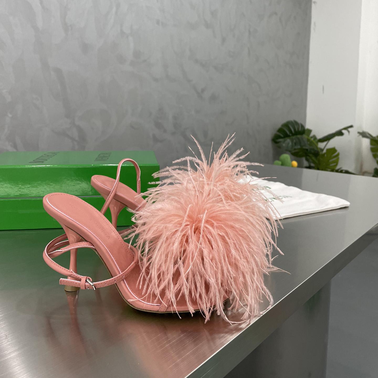 Bottega Veneta Pink Leather Sandal  - PerfectKickZ