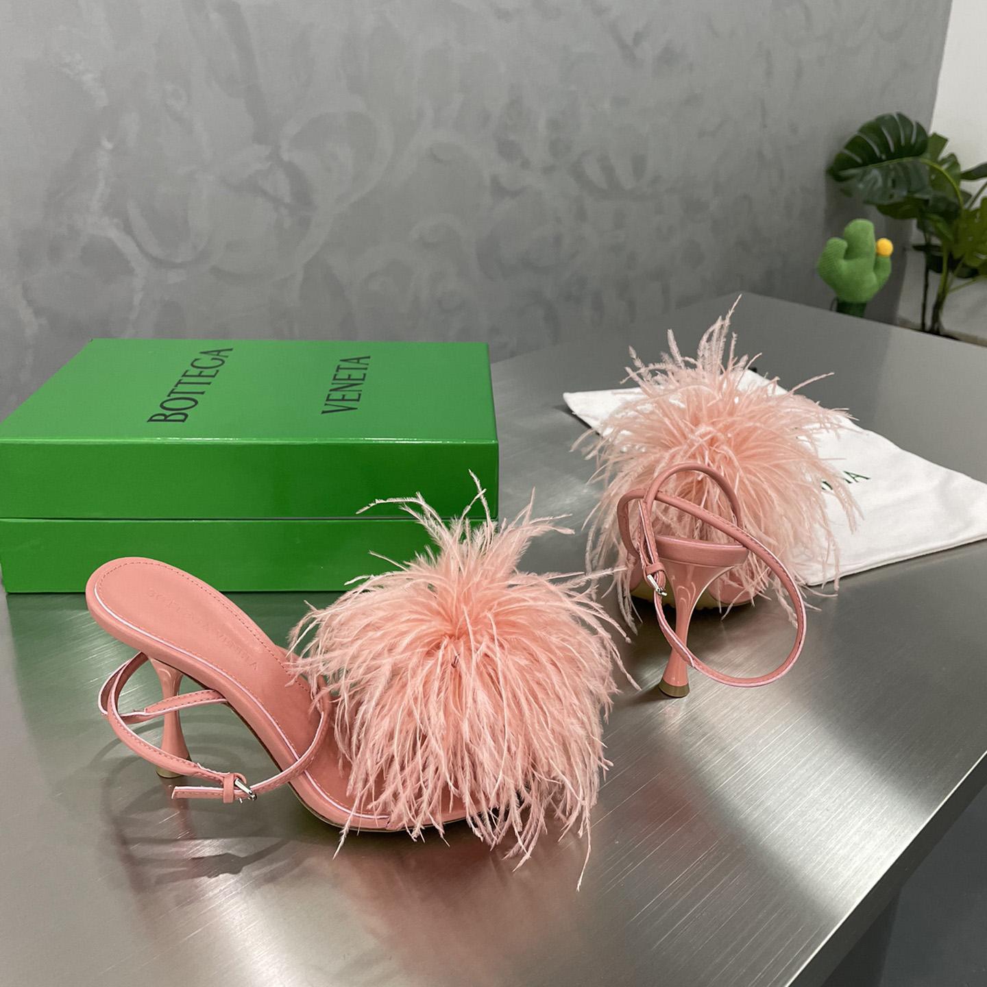 Bottega Veneta Pink Leather Sandal  - PerfectKickZ
