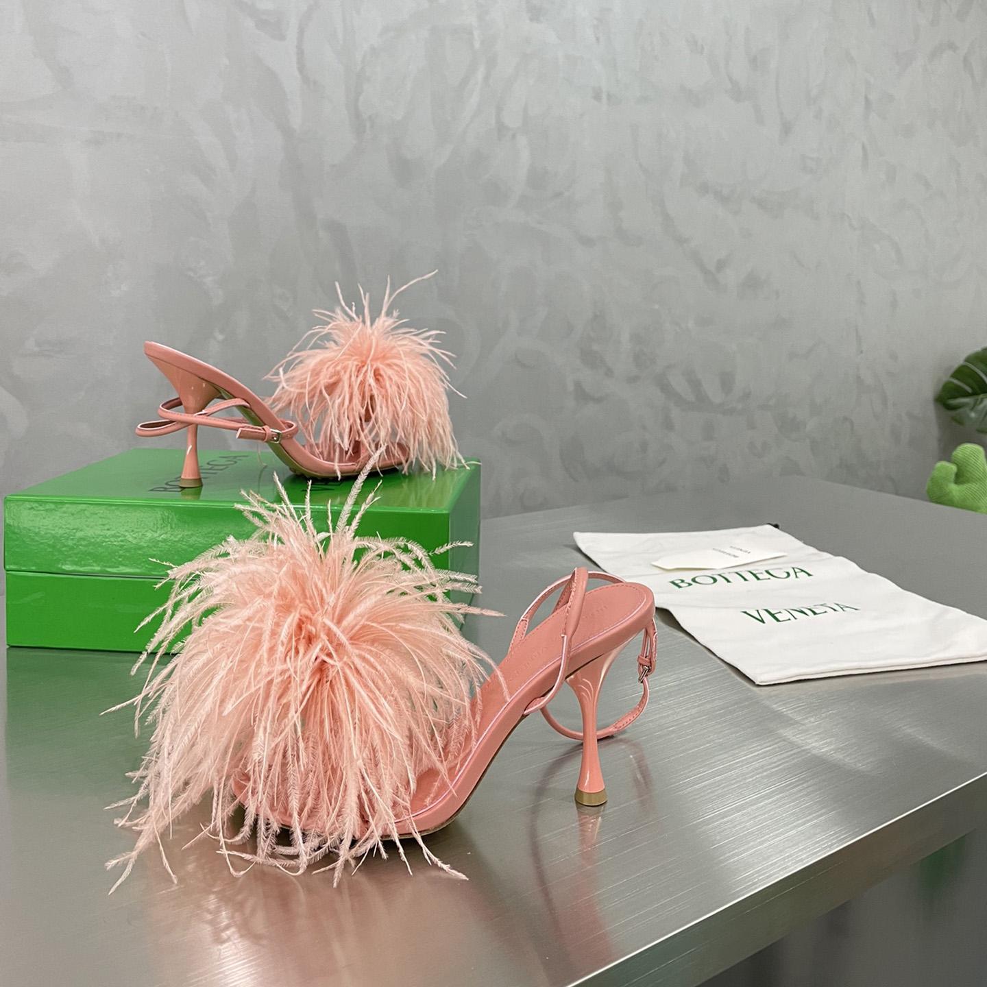 Bottega Veneta Pink Leather Sandal  - PerfectKickZ