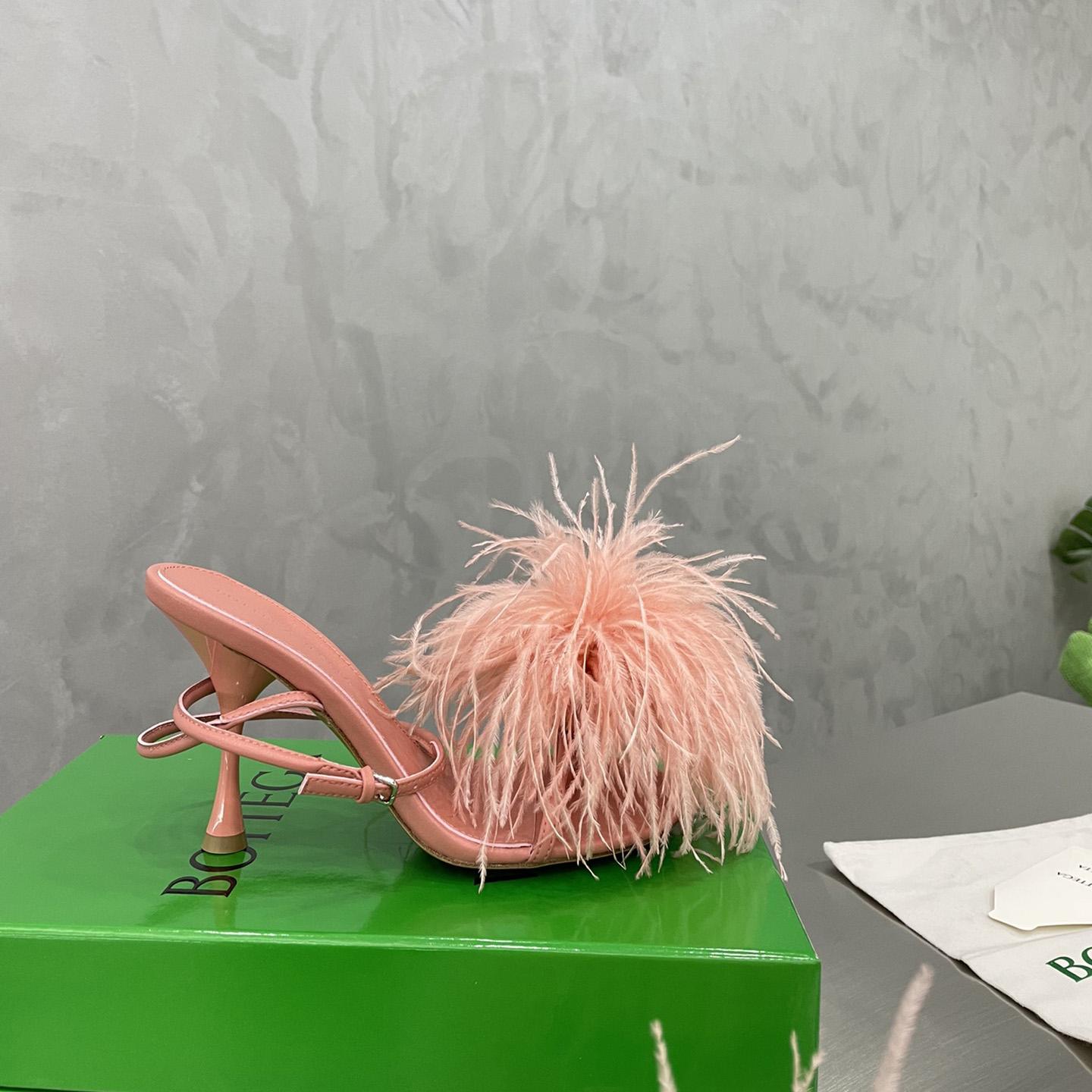 Bottega Veneta Pink Leather Sandal  - PerfectKickZ