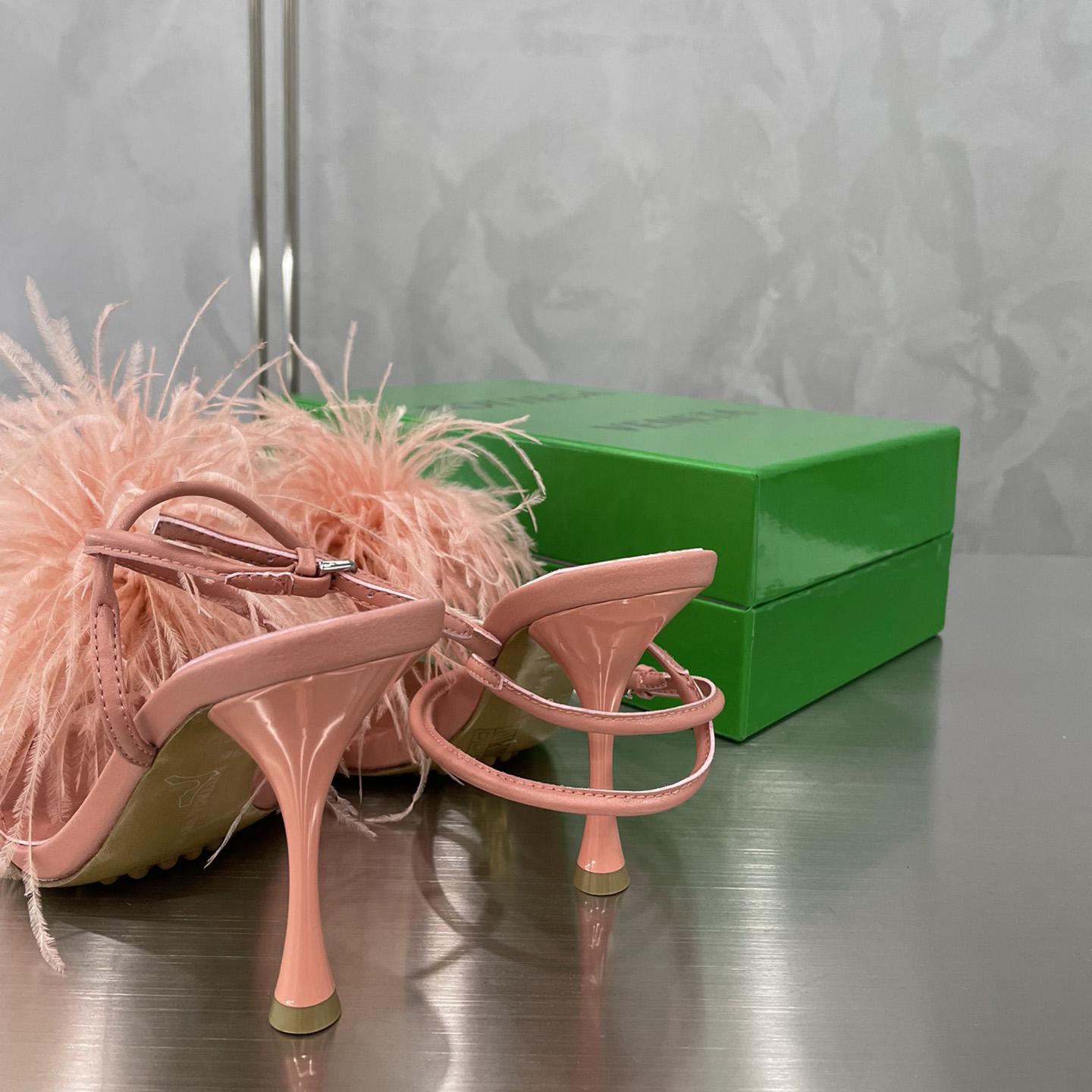 Bottega Veneta Pink Leather Sandal  - PerfectKickZ