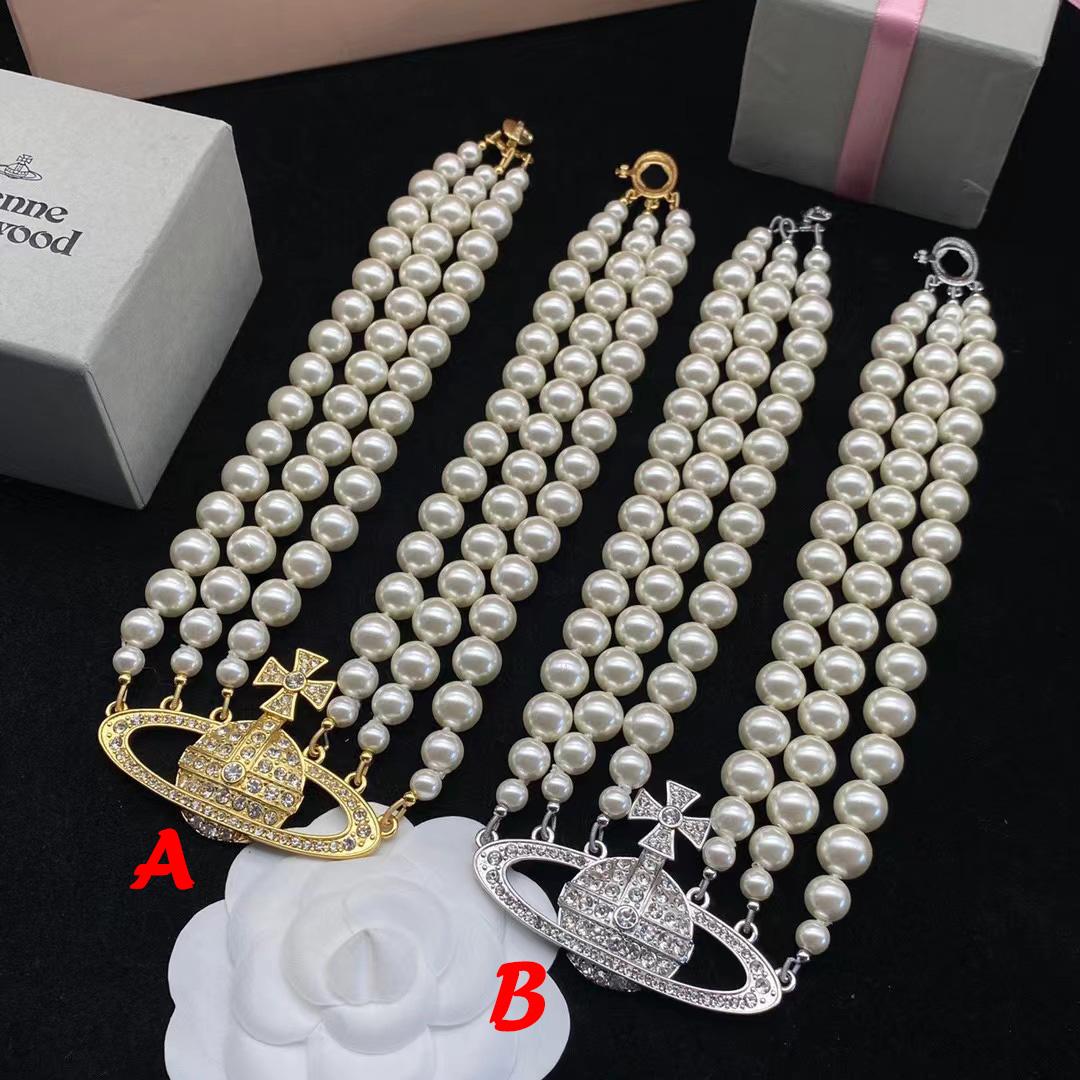 Vivienne Westwood Bas Relief Gold-tone and Faux Pearl Choker - PerfectKickZ