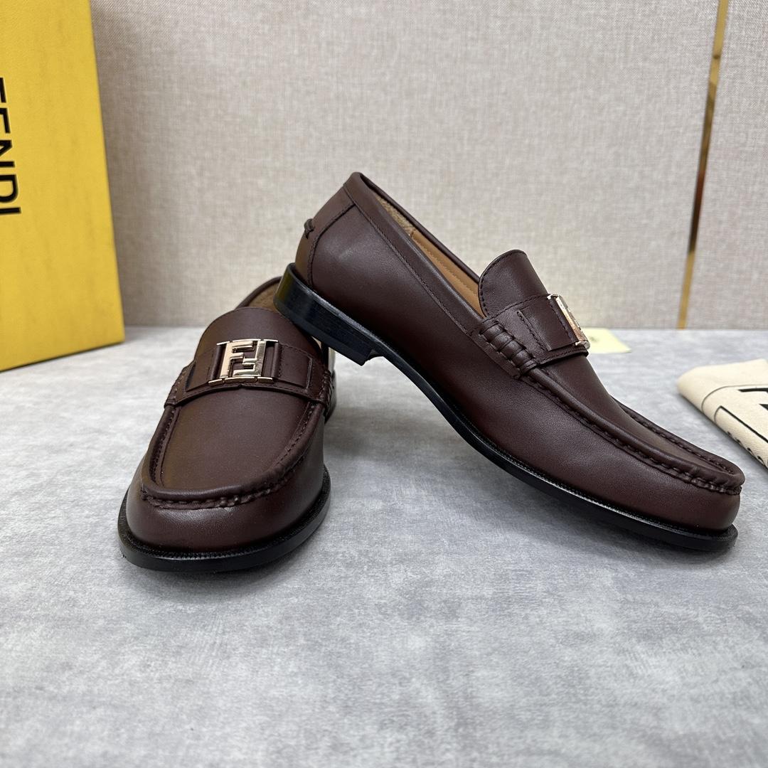 Fendi Men's Brown Loafer - PerfectKickZ