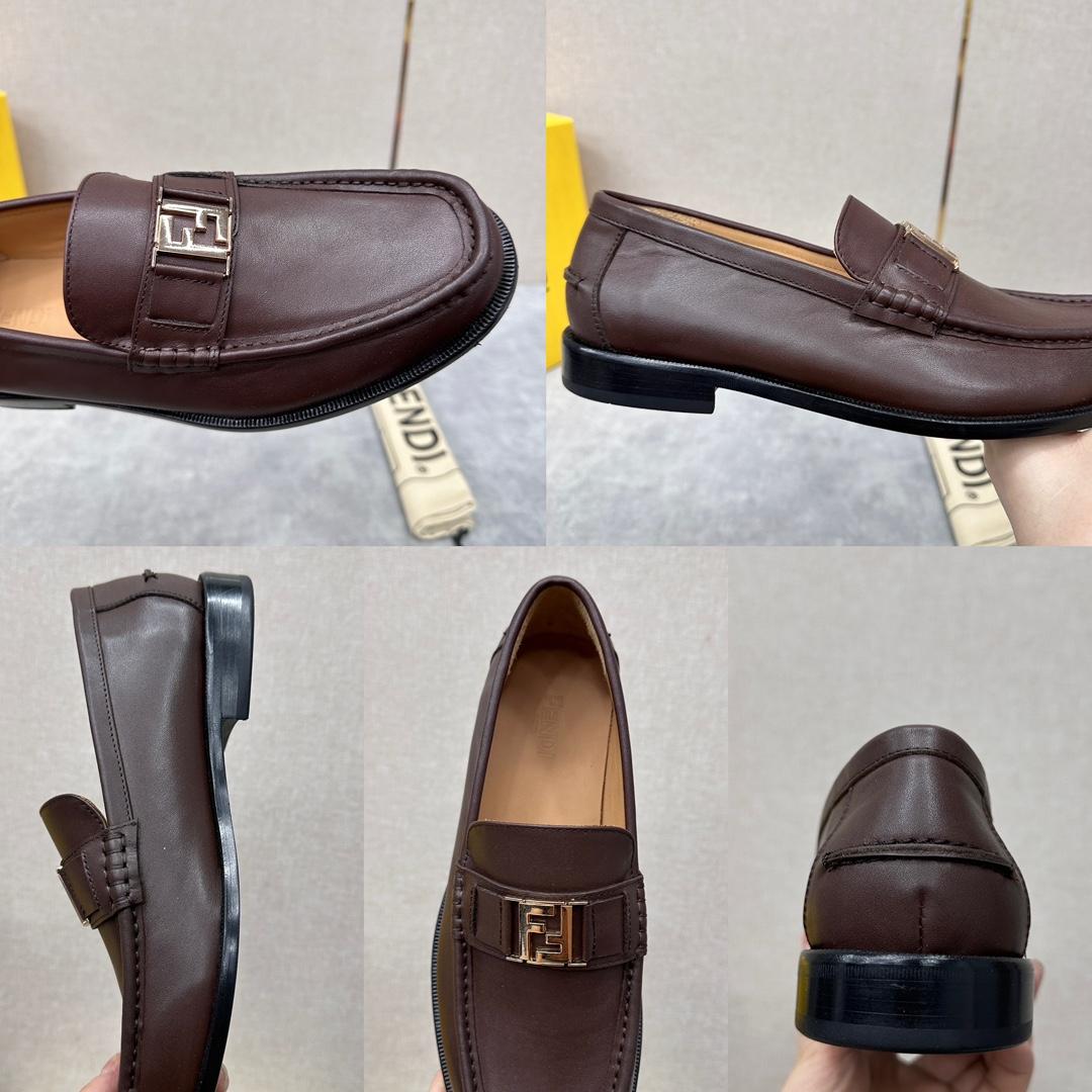 Fendi Men's Brown Loafer - PerfectKickZ