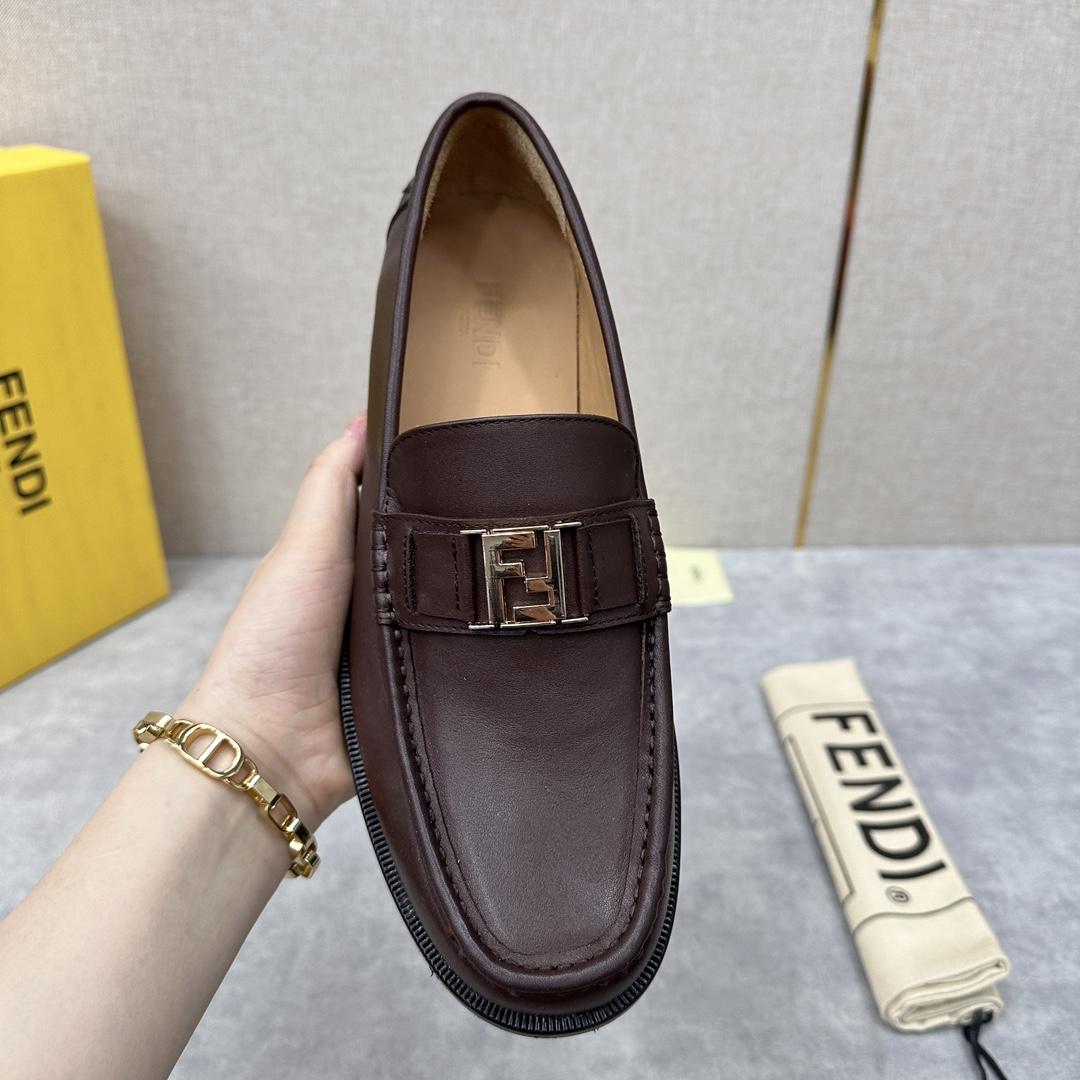 Fendi Men's Brown Loafer - PerfectKickZ