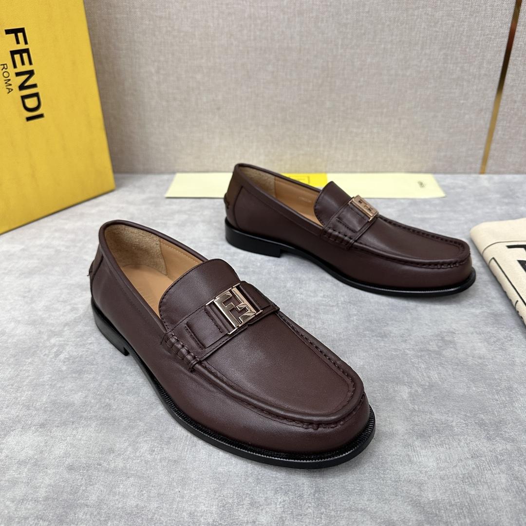 Fendi Men's Brown Loafer - PerfectKickZ