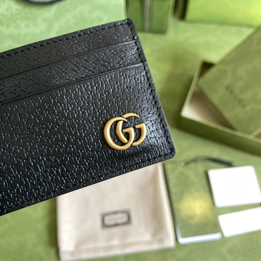Gucci GG Marmont Leather Money Clip  (10-7CM) - PerfectKickZ