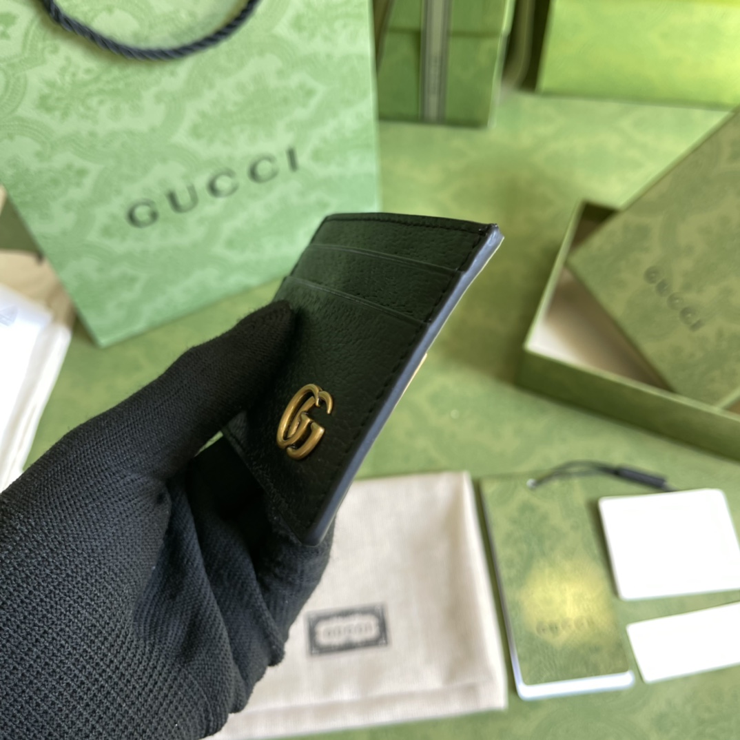 Gucci GG Marmont Leather Money Clip  (10-7CM) - PerfectKickZ