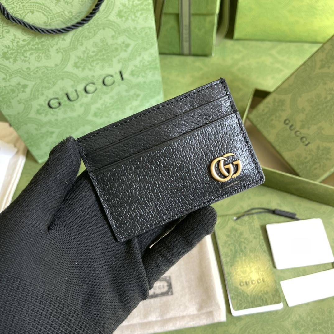 Gucci GG Marmont Leather Money Clip  (10-7CM) - PerfectKickZ