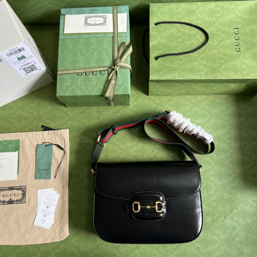 Gucci Horsebit 1955 Mini Bag(30*21*7.5cm)   - PerfectKickZ