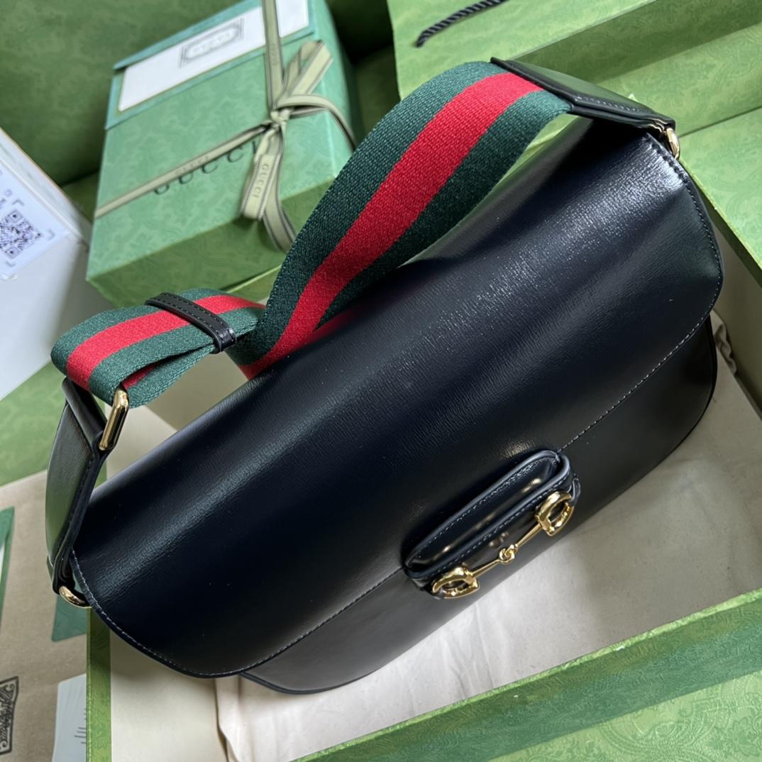 Gucci Horsebit 1955 Mini Bag(30*21*7.5cm)   - PerfectKickZ