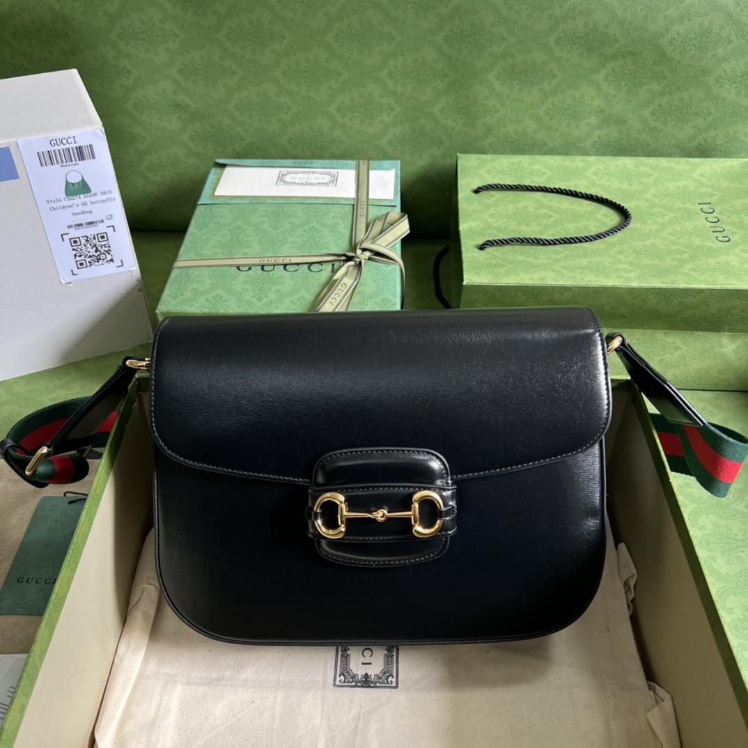 Gucci Horsebit 1955 Mini Bag(30*21*7.5cm)   - PerfectKickZ