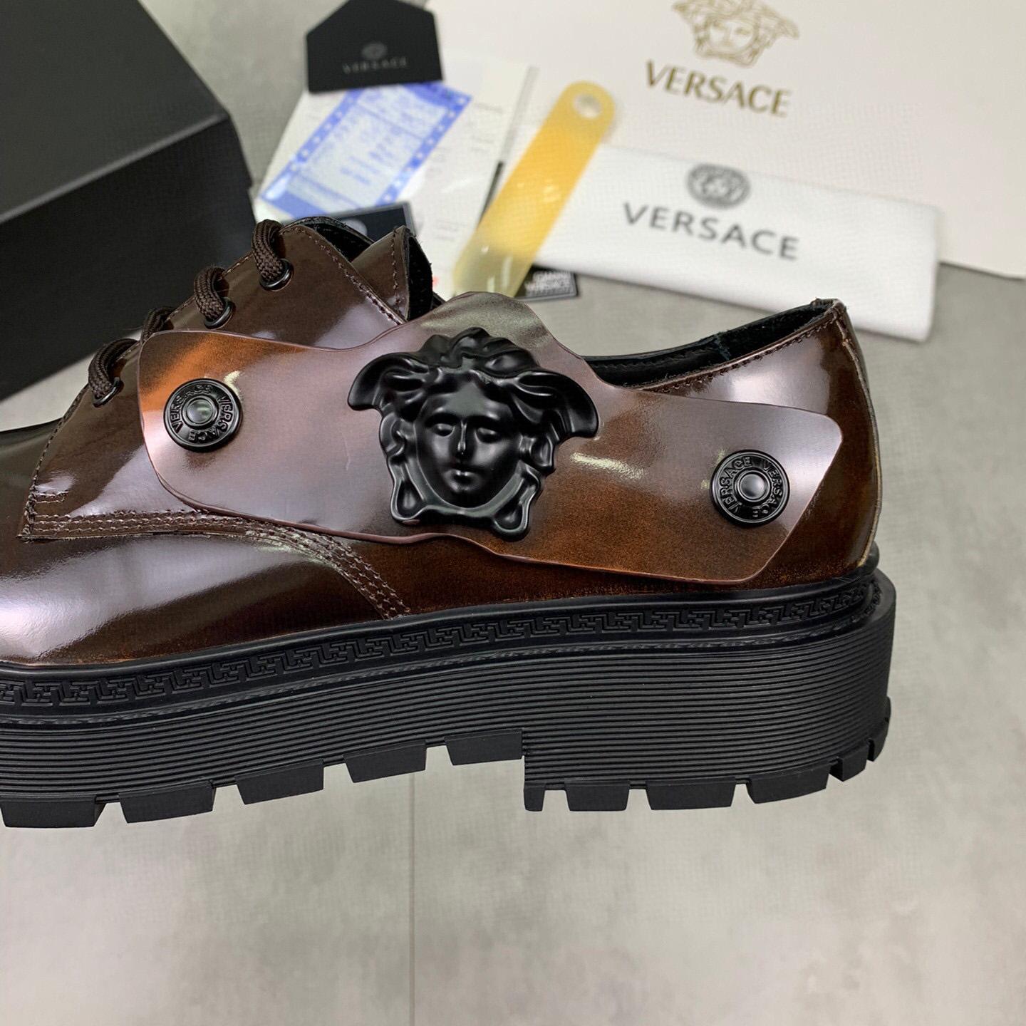 Versace Medusa Head-motif Derby Shoes - PerfectKickZ