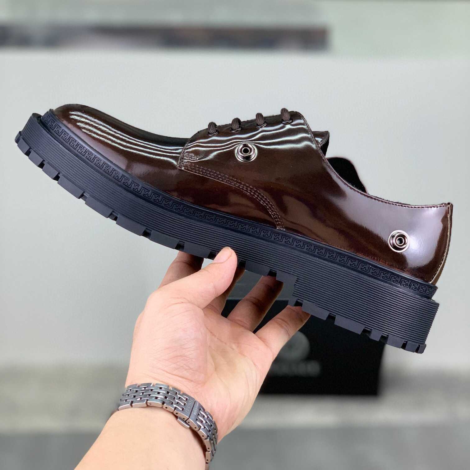 Versace Medusa Head-motif Derby Shoes - PerfectKickZ