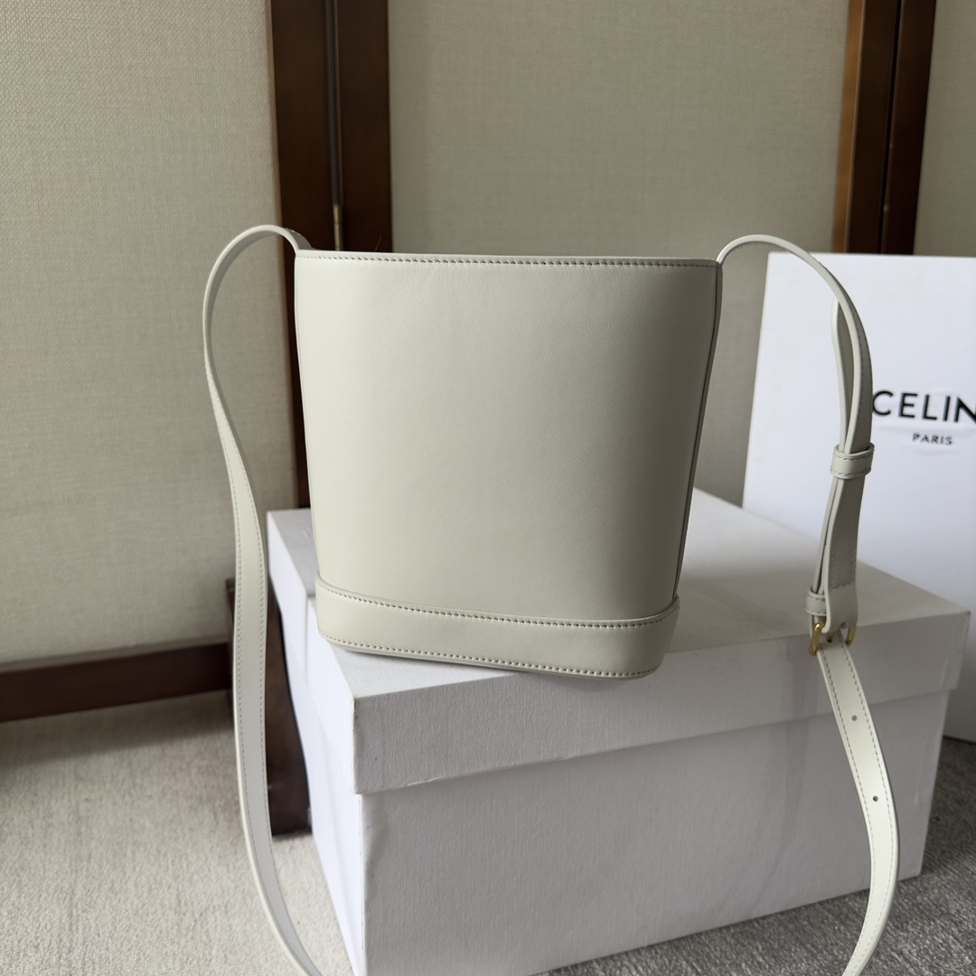 Celine Mini Bucket Cuir Triomphe In Smooth Calfskin  - PerfectKickZ