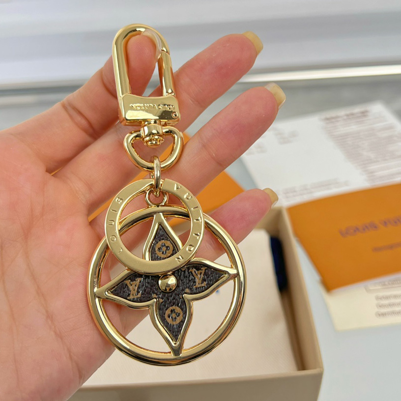 Louis Vuitton Puzzle Flower Monogram Keyring    M01207 - PerfectKickZ