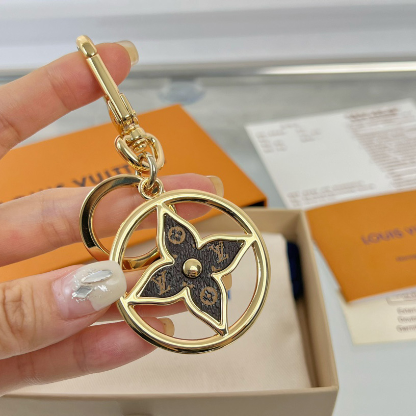Louis Vuitton Puzzle Flower Monogram Keyring    M01207 - PerfectKickZ
