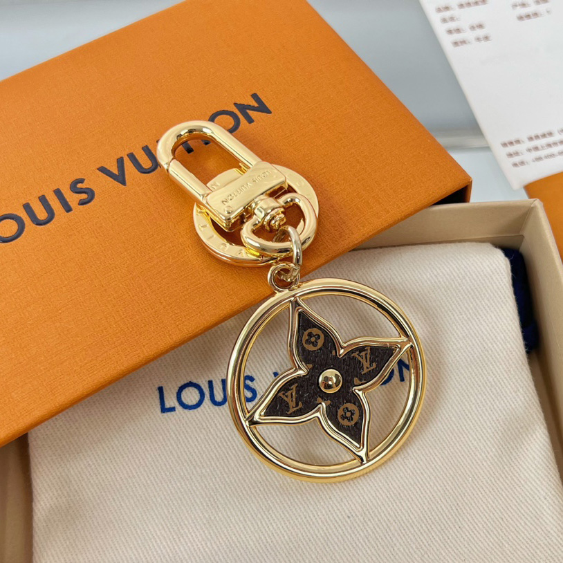 Louis Vuitton Puzzle Flower Monogram Keyring    M01207 - PerfectKickZ