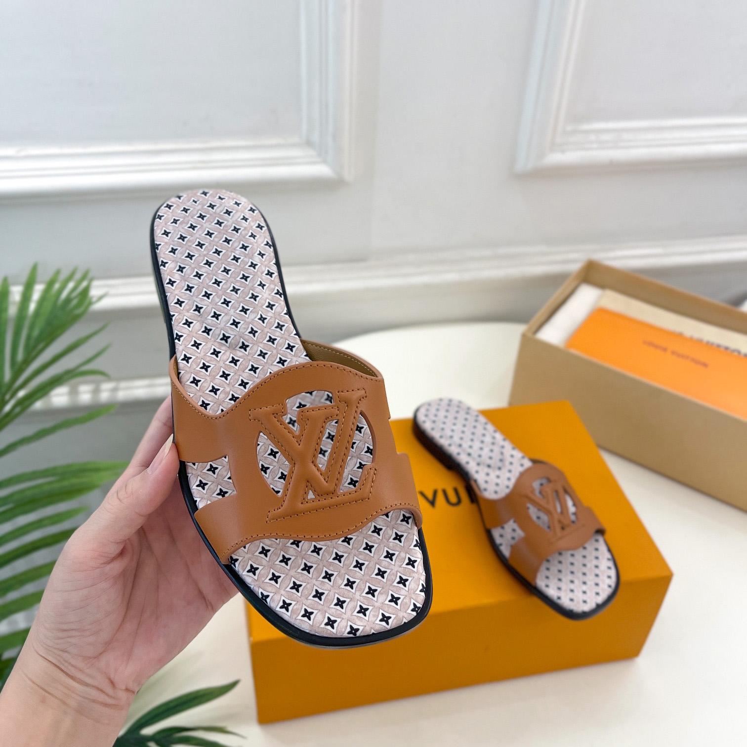 Louis Vuitton LV Isola Flat Mule - PerfectKickZ