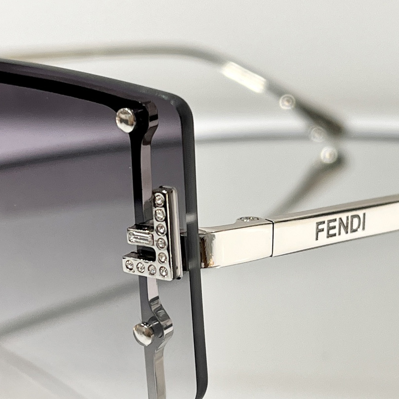 Fendi First Shield Sunglasses With Gray Gradient Lenses   FF40096 - PerfectKickZ