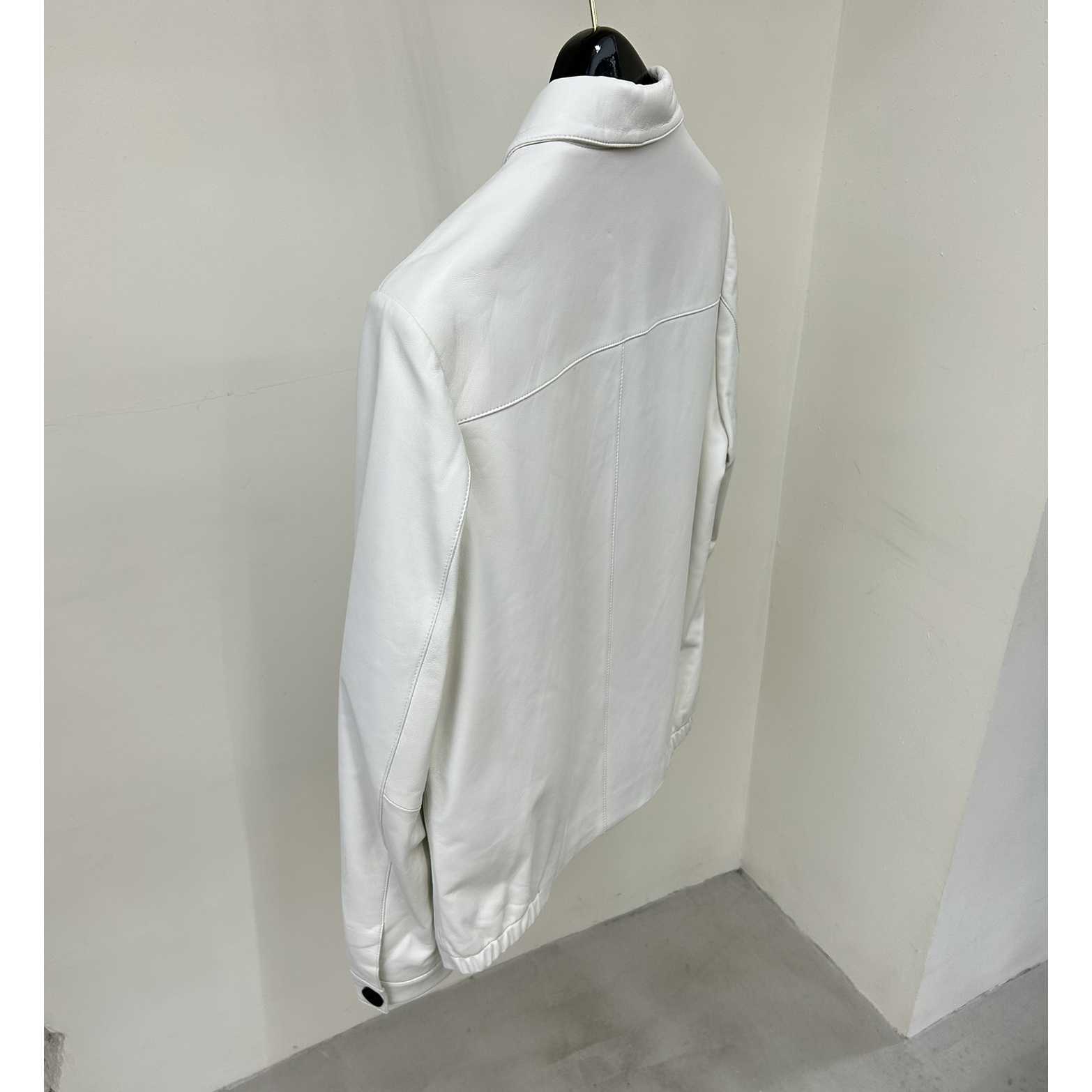 Prada Nappa Leather Blouson Jacket - PerfectKickZ