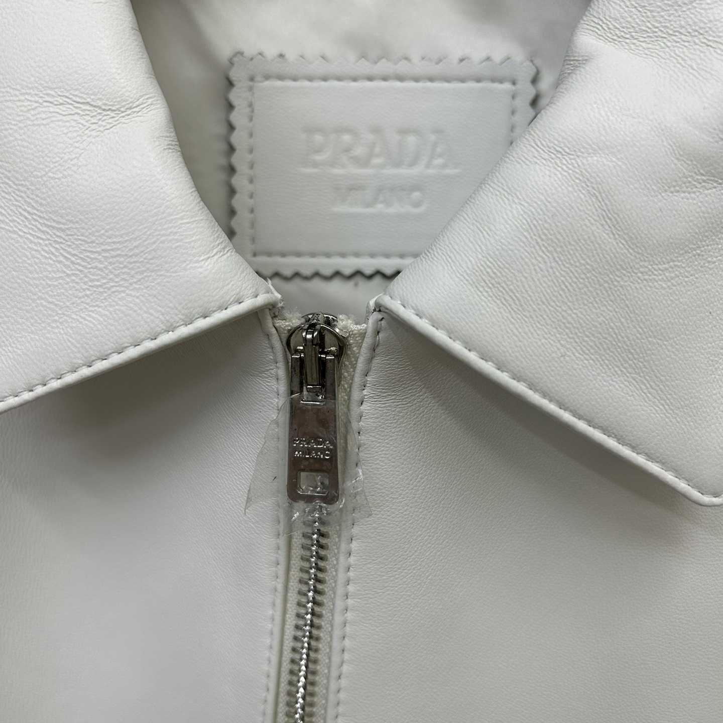 Prada Nappa Leather Blouson Jacket - PerfectKickZ