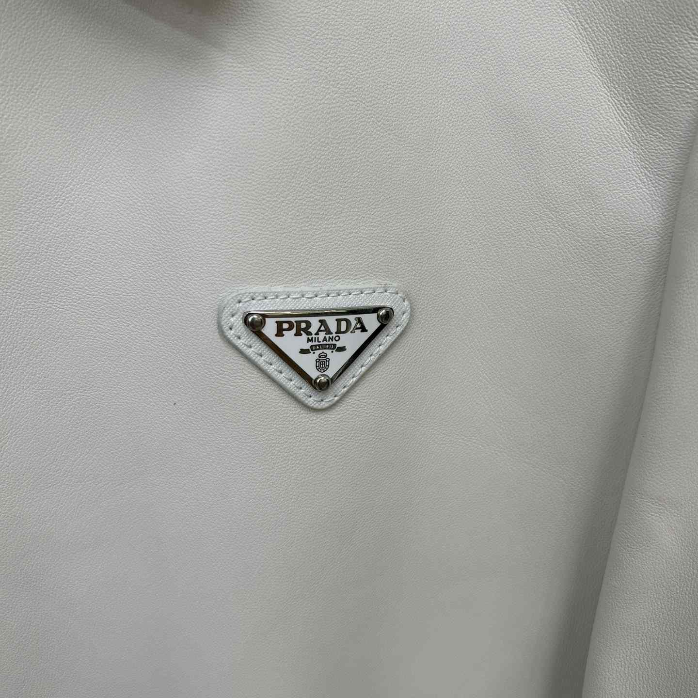 Prada Nappa Leather Blouson Jacket - PerfectKickZ