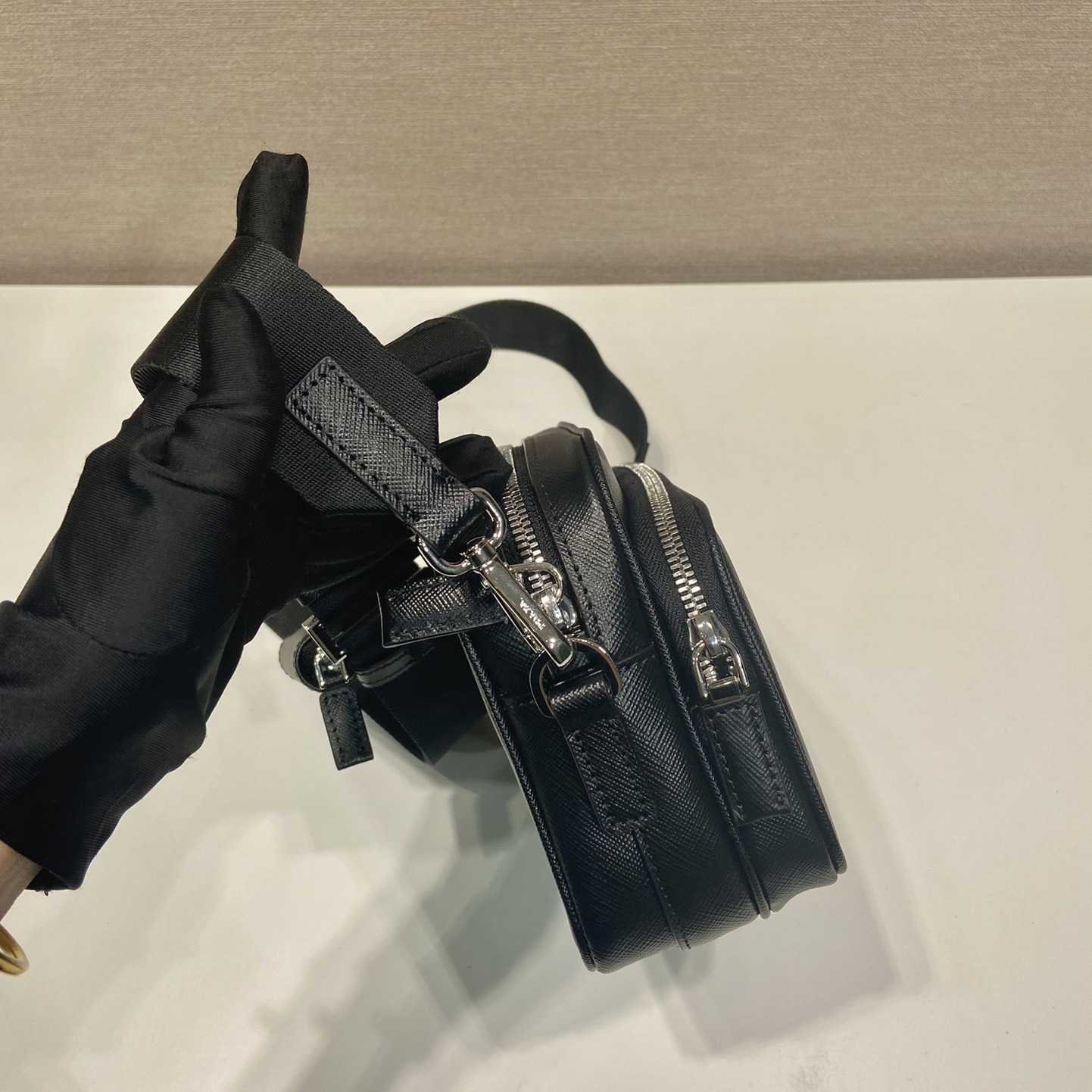 Prada Saffiano Leather Shoulder Bag - PerfectKickZ
